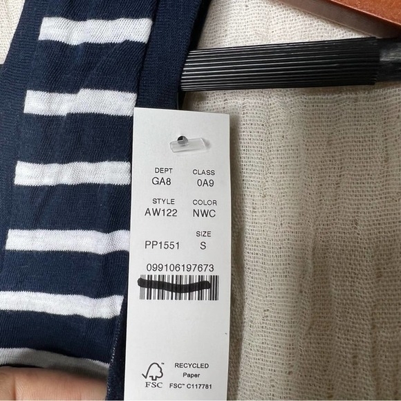 J Crew striped tank top, size S Small - Picture 2 of 5